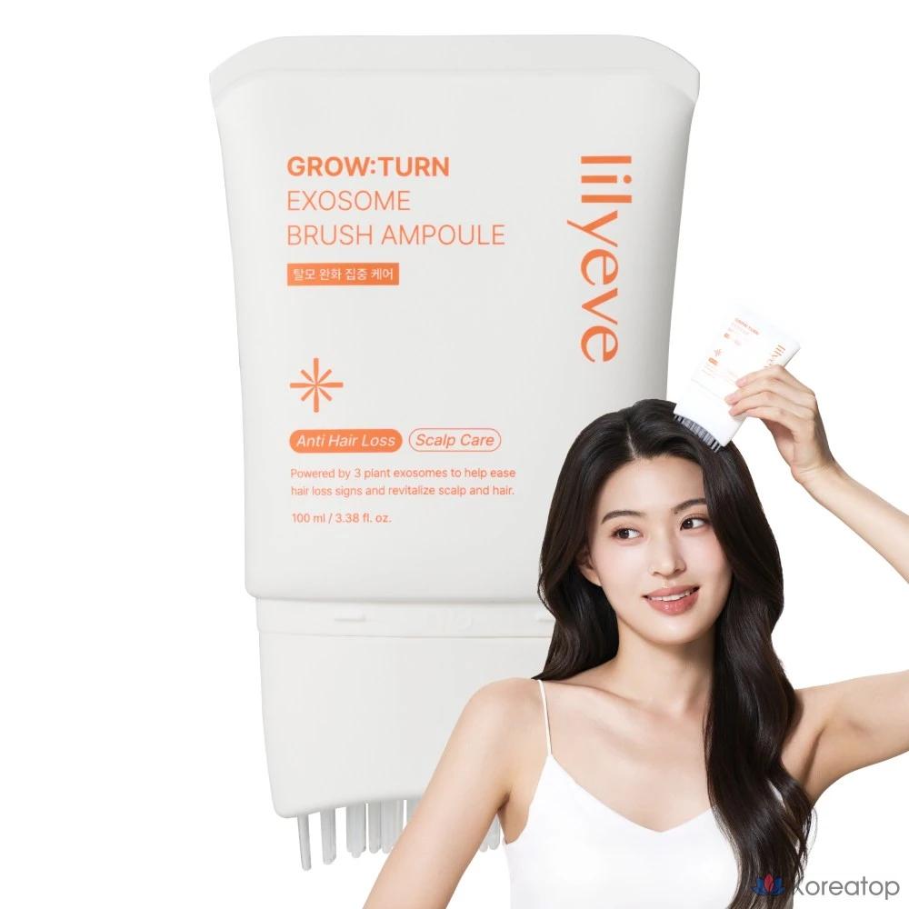 Ампульная сыворотка Lilyeve Growturn Exosome Brush Scalp Hair Loss Ampoule, 100 мл, 1 шт.