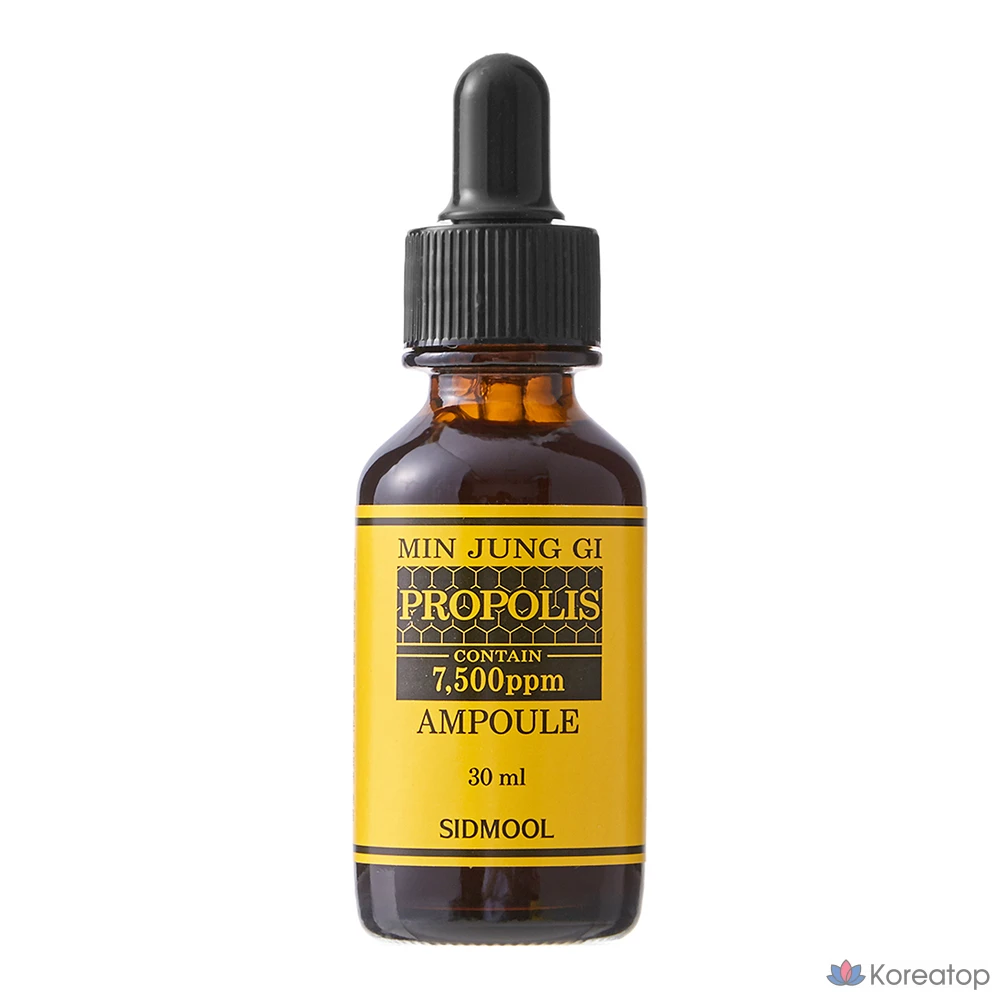 Ампульная сыворотка Sidmool Minjunggi Propolis Ampoule 7500ppm, 30 мл, 1 шт.