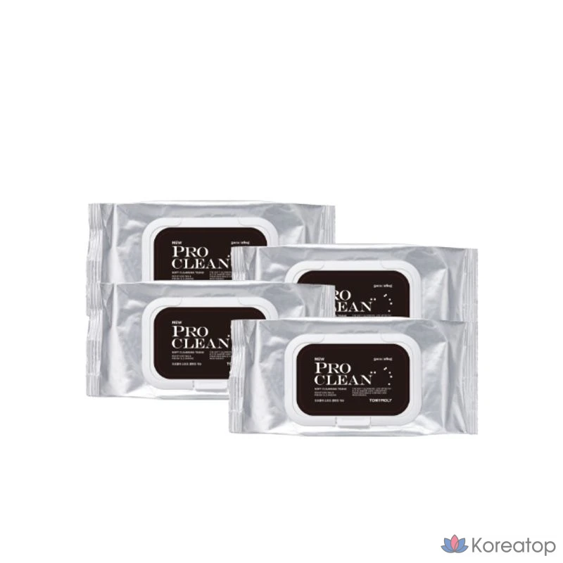 Салфетки для снятия макияжа Tony Moly Pro Clean Cleansing Tissue, 200 шт.