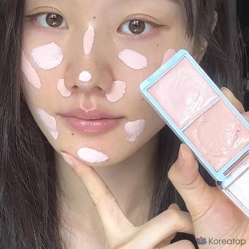 Консилер-хайлайтер Prorance Dual Color Concealer Lifting Palette, оттенок Two Tone, 1 шт.