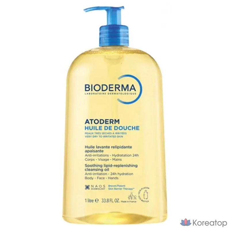 Гидрофильное масло Bioderma Atoderm Huile de Douche, 1 л, 1 шт.