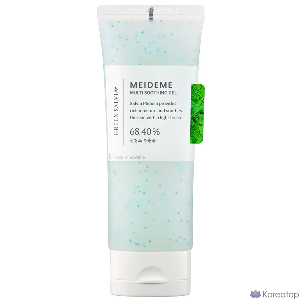 Успокаивающий мульти-гель MEIDEME Plantain Green Salvia Multi Soothing Gel, 70 мл, 1 шт.