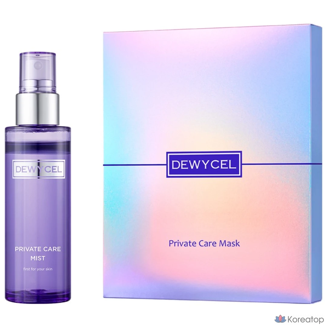 Набор для ухода DEWYCEL VVIP Homecare Private Care Mist+Mask Pack, 1 шт.