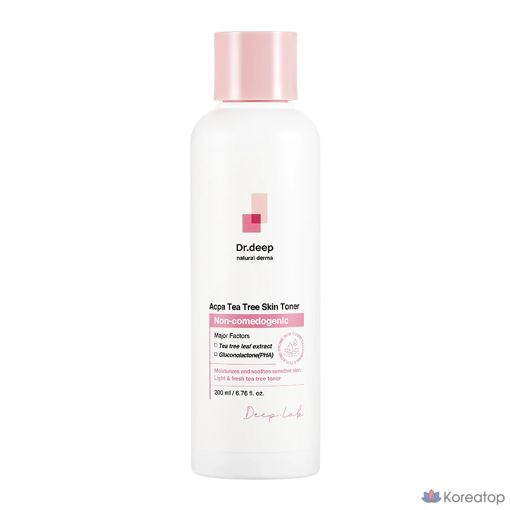 Тонер Dr. Deep Acne Pore Trouble Calming Toner, 200 мл, 1 шт.