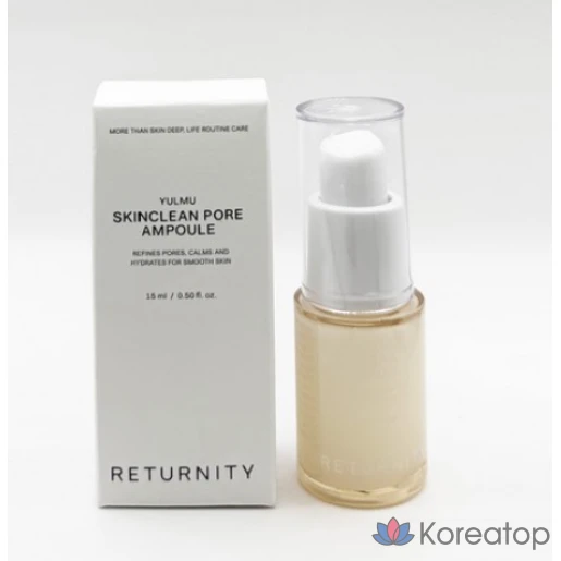 Тонер Returnity Yulmu Skin Clean Pore Ampoule, 15 мл, 1 шт.