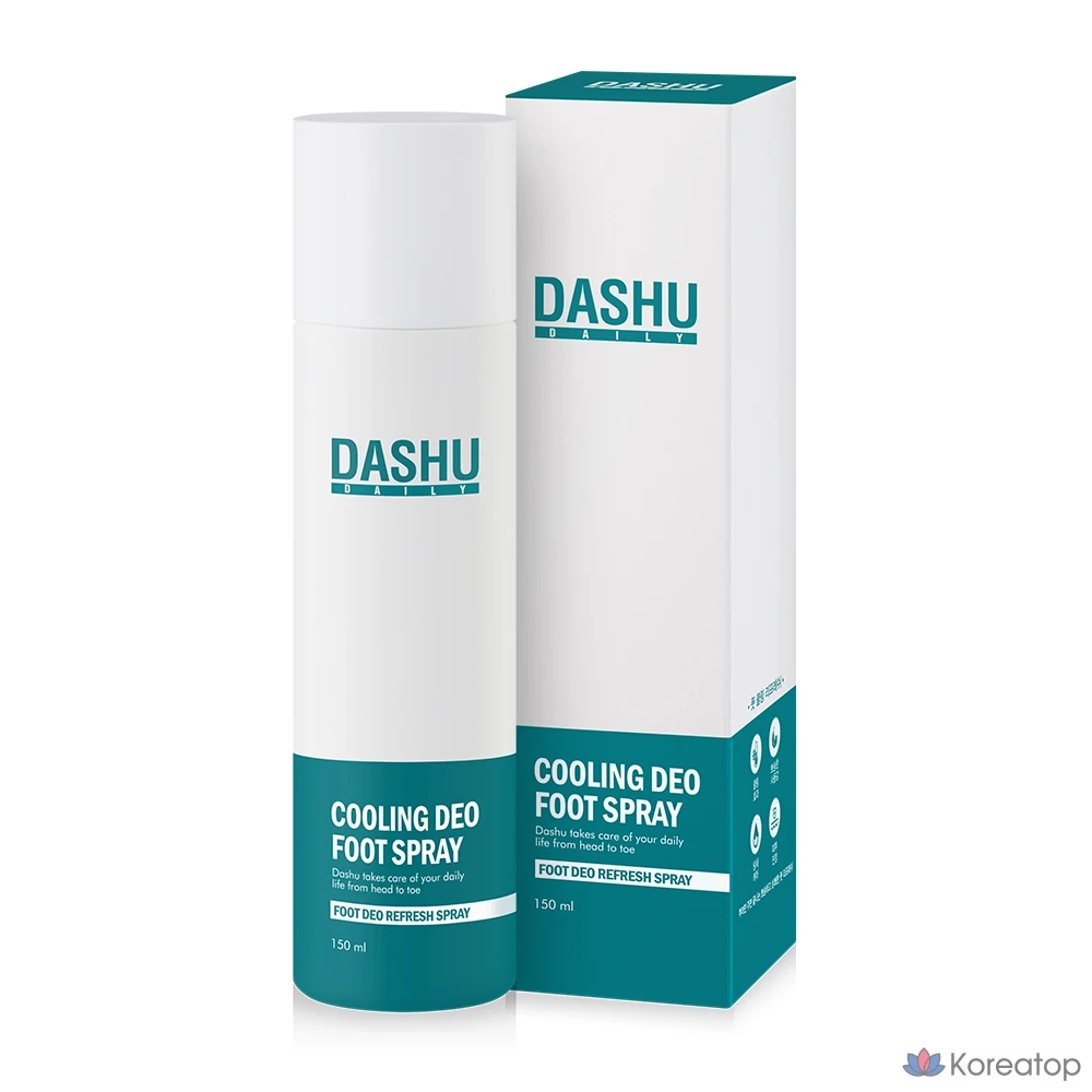 Дезодорант-спрей для ног DASHU Daily Cooling Deo Foot Spray, 1 шт.
