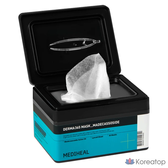Тканевая маска для лица MEDIHEAL Derma 365 Madecassoside Mask, 30 шт.