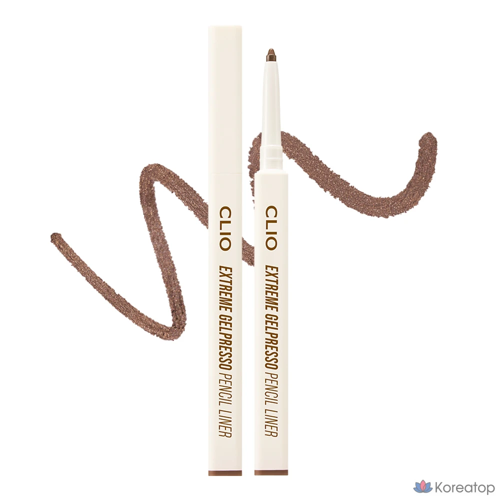 Подводка для глаз Clio Extreme Gelpresso Pencil Liner, оттенок 012 Flash Mocha, 1 шт.
