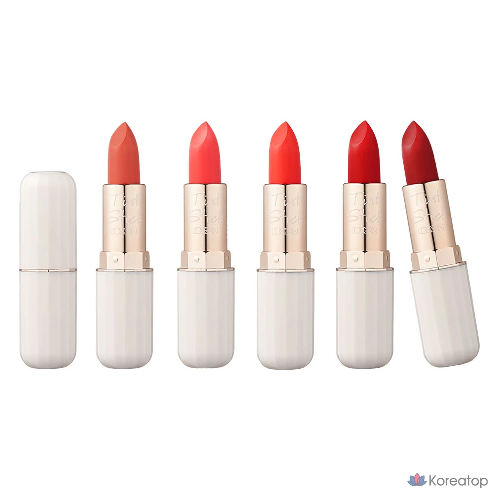 Тинт для губ L'OCEAN Lev Tint Stick, оттенки 02 Curious Salmon и 04 Brave Tangerine, 2 шт.