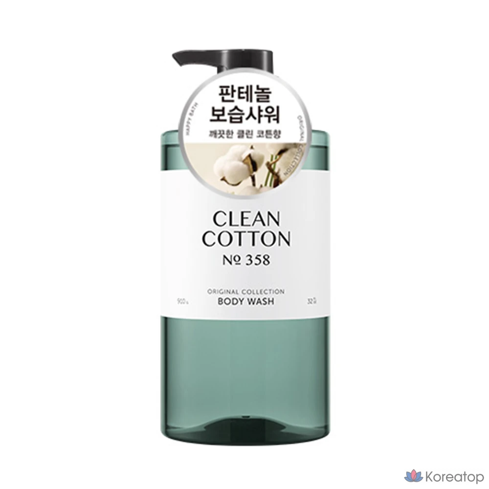 Гель для душа Happy Bath Original Collection Low pH Body Wash Clean Cotton, 910 г, 1 шт.