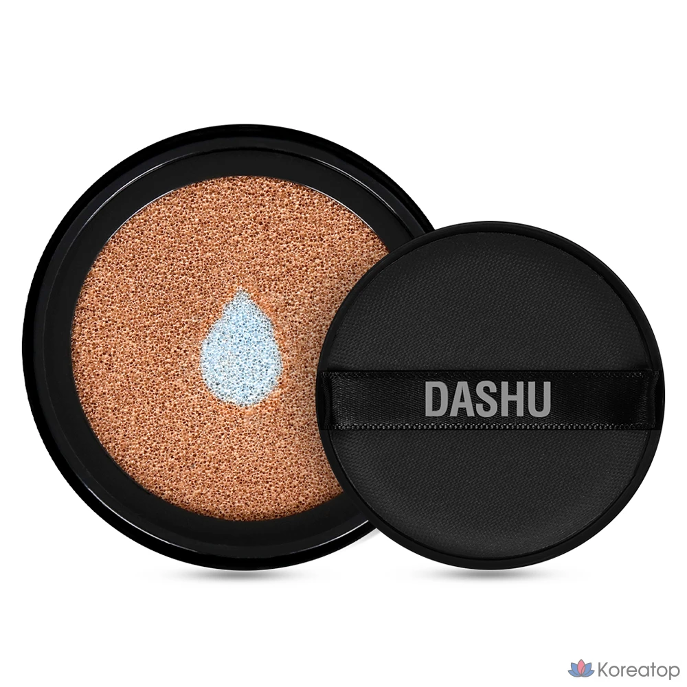 Кушон DASHU Men's Aqua Mat BB Cushion Refill, оттенок Deep Beige, 15 г, 1 шт.