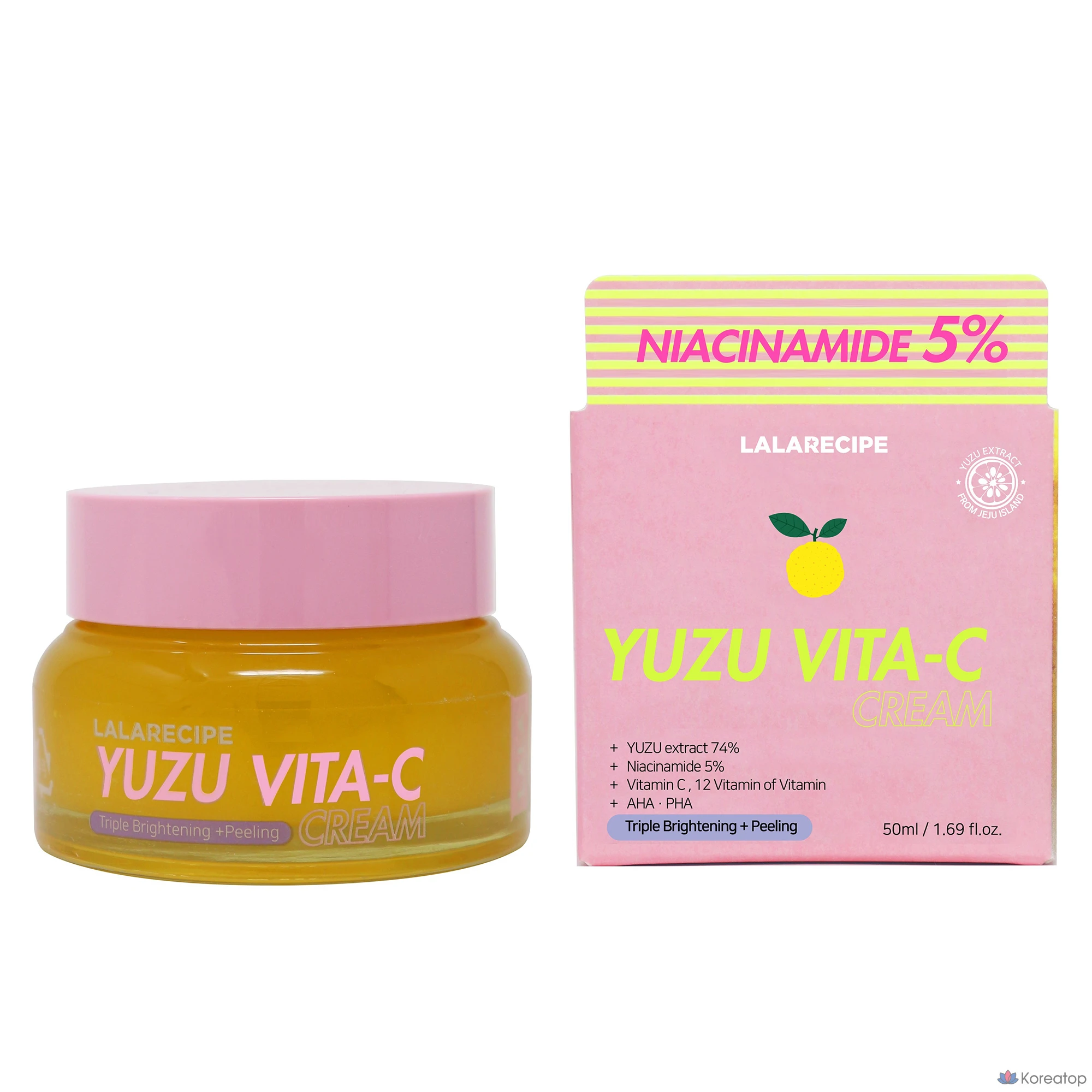 Крем LALARECIPE Yuja Vita C Niacin 5 Cream, 50 мл, 1 шт.