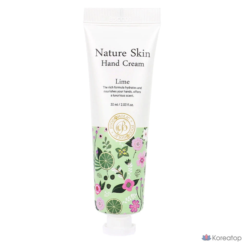 Крем для рук FoodaHolic Four Seasons Hand Cream Flower Scent, Lime, 30 мл, 1 шт.