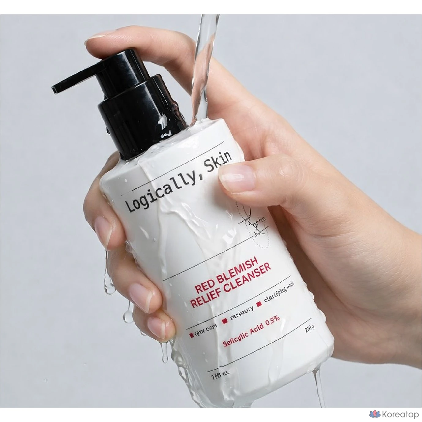 Очищающее средство Logically Skin Red Blemish Relief Cleanser, 200 г, 1 шт.