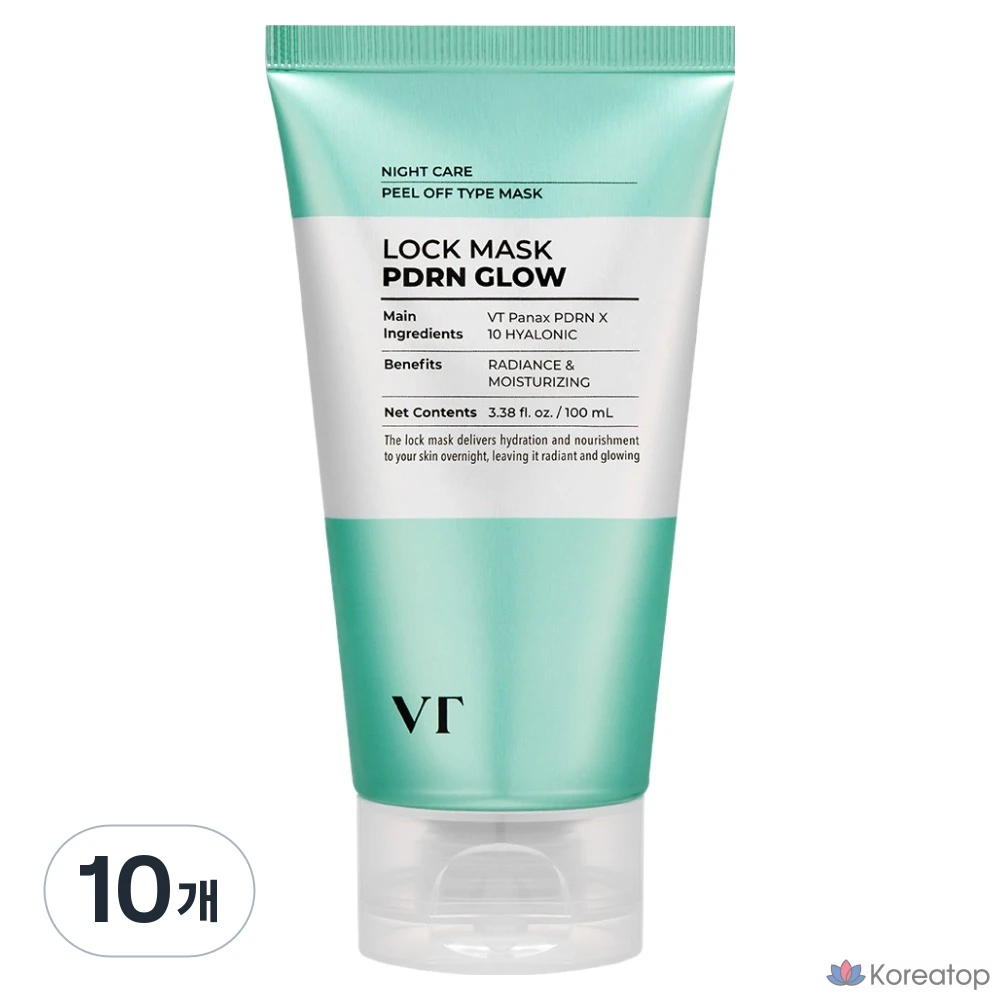 V-Tikosmetic PDRN Glow Rock Маска в упаковке 100 мл, 10 штук, 1 штука
