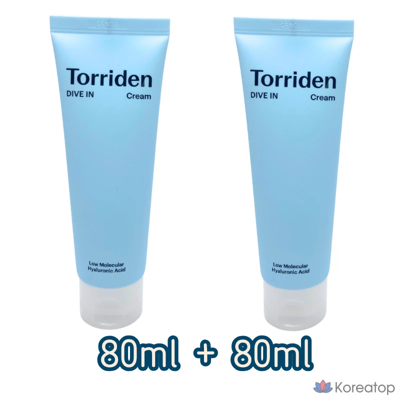 Крем Torriden Dive-In Hyaluronic Acid Low Molecular, 160 мл, 1 шт.