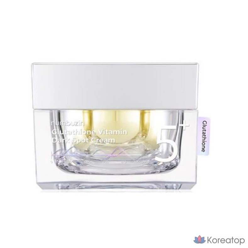 Крем для лица Numbuzin No.5 Glutathione C Spot Toning Laser Cream, 50 мл, 1 шт.
