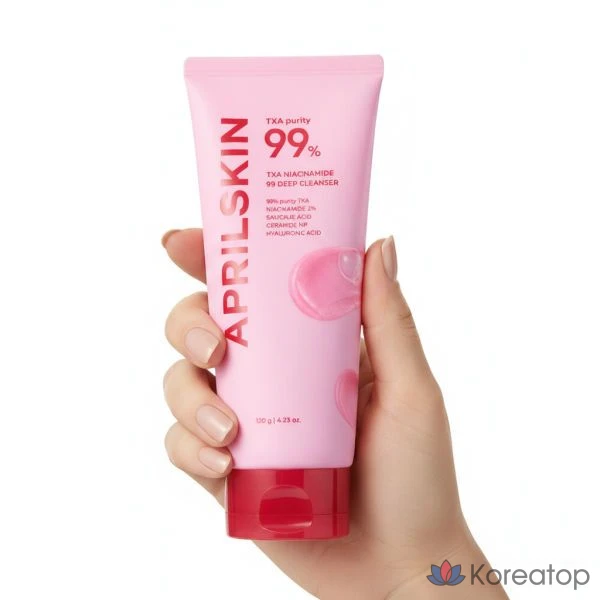 Очищающее средство APRILSKIN Tranexamic Acid Deep Cleanser, 120 г + 15 г миниатюра, 1 шт.