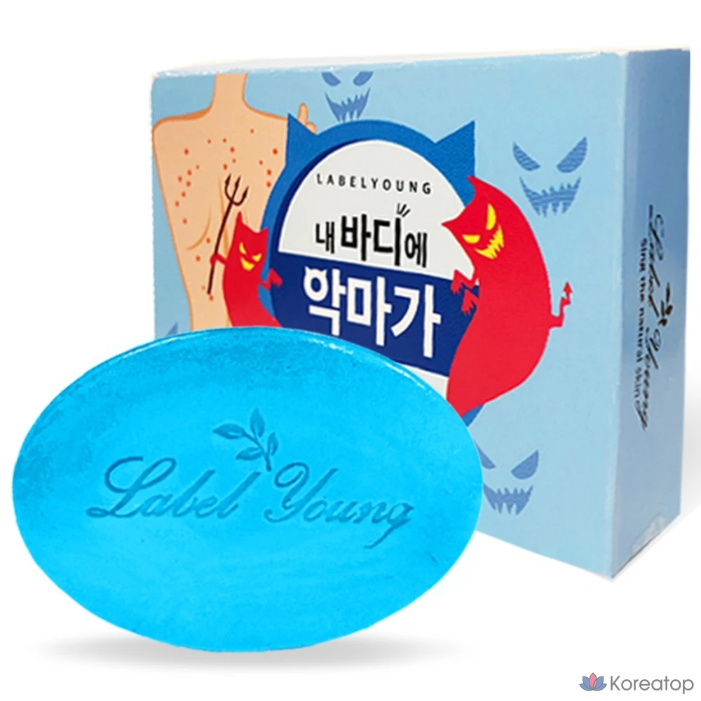 Солевой брусок для тела Label Young Shocking Salt Bar Soap, 90 г, 1 шт.