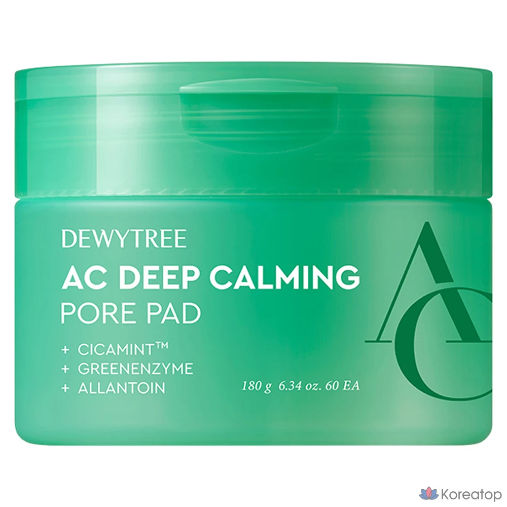 Пэды Dewytree AC Deep Calming Pore Pad, 180 г, 60 шт.