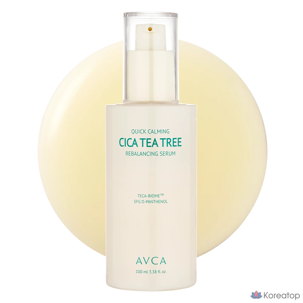 Сыворотка AVCA Quick Calming Cica Tea Tree Rebalancing, 100 мл, 1 шт.
