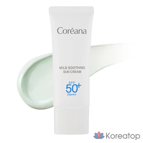 Солнцезащитный крем Coreana Mild Soothing Sun Cream SPF50+ PA+++, 40 мл, 1 шт.
