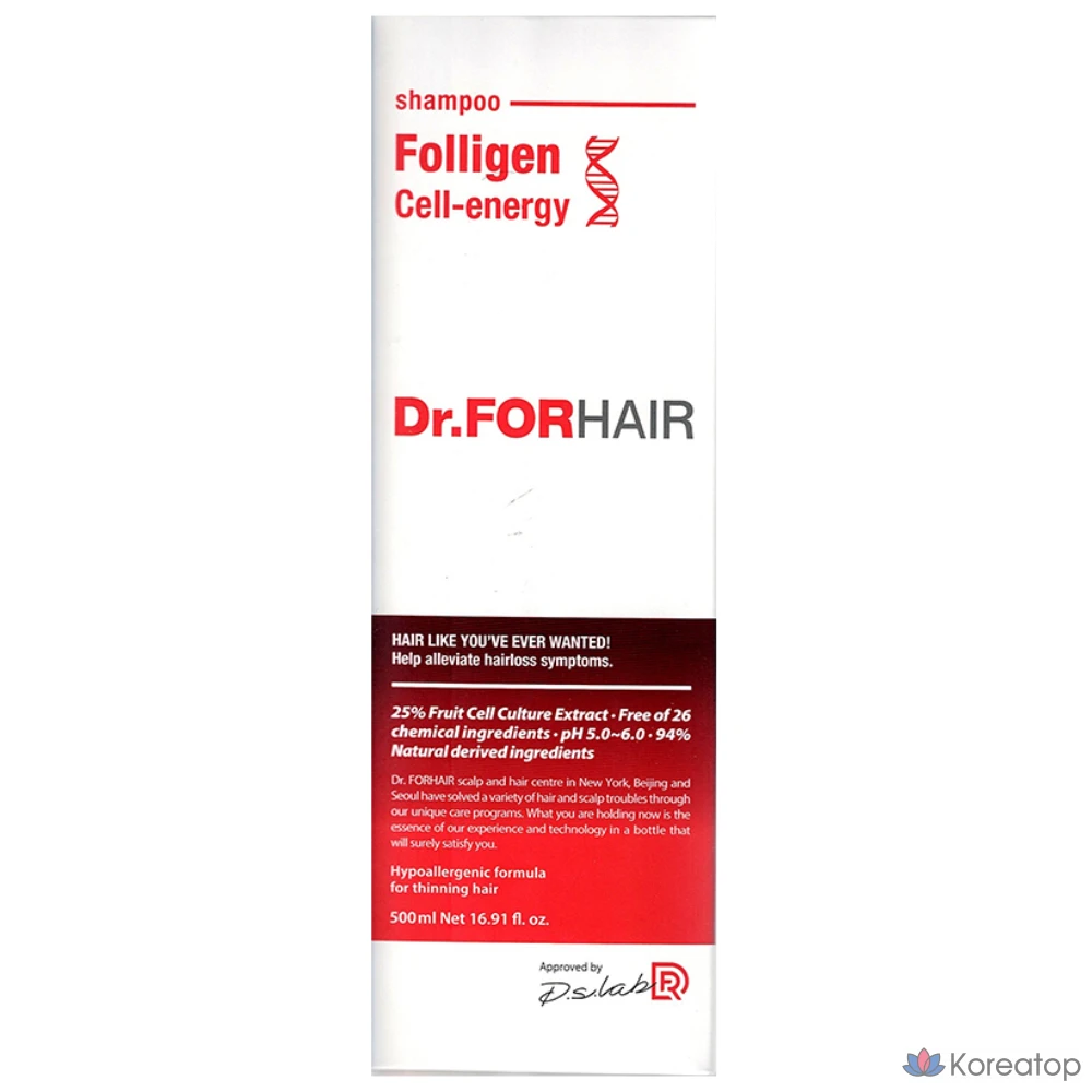 Шампунь Dr.Forhair Poligen Cell Energy Shampoo, 500 мл, 1 шт.