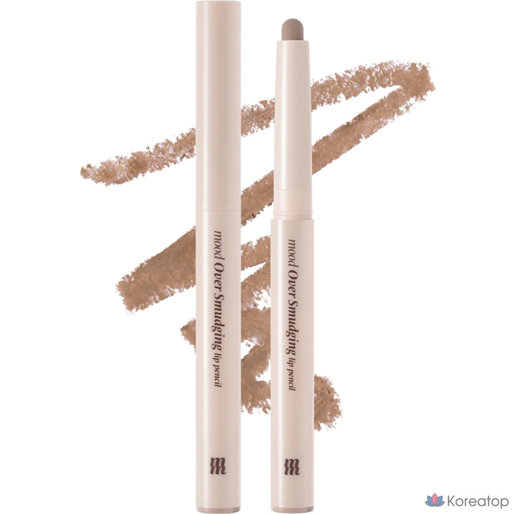 Карандаш для губ MERZY Mood Over Smudging Lip Pencil, оттенок ML5 Taupe Beige, 0.9 г, 1 шт.