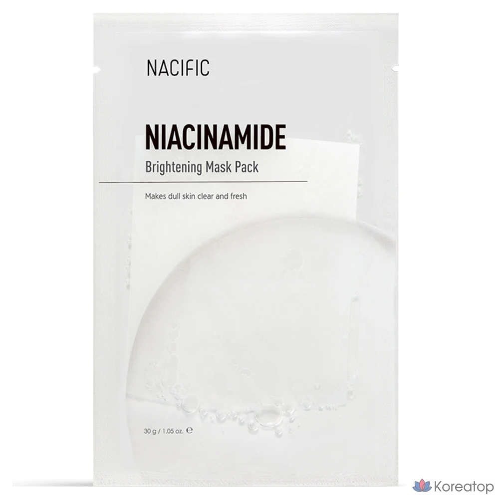 Тканевая маска для лица NACIFIC Niacinamide Brightening Mask, 30 г, 1 шт.