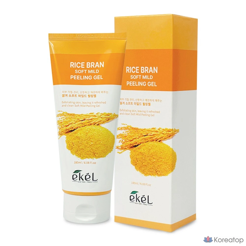 Пилинг Ekel Rice Bran Soft Mild Peeling Gel, 180 мл, 1 шт.
