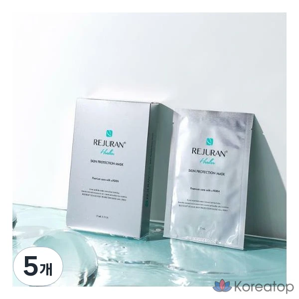 Тканевая маска для лица Rejuran Healer Skin Protection Mask, 27 мл, 5 шт.