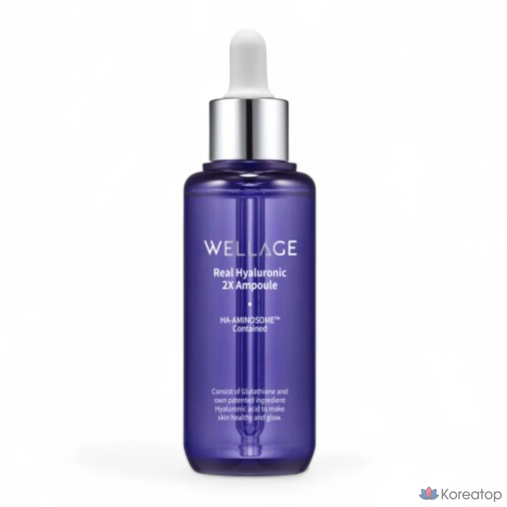 Ампульная сыворотка WELLAGE Real Hyaluronic Ampoule Season 3 2X, 70 мл, 1 шт.