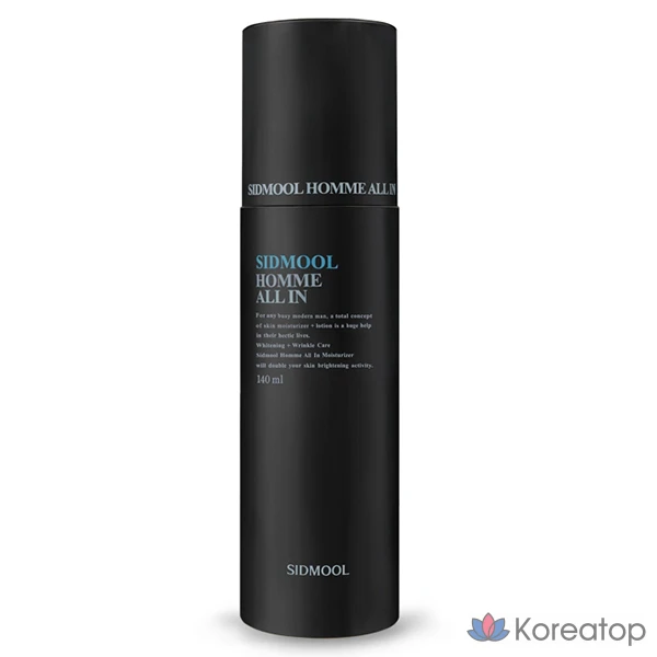 Увлажняющий крем для лица Sidmool Total Moisturizer Homme All-in, 140 мл, 1 шт.