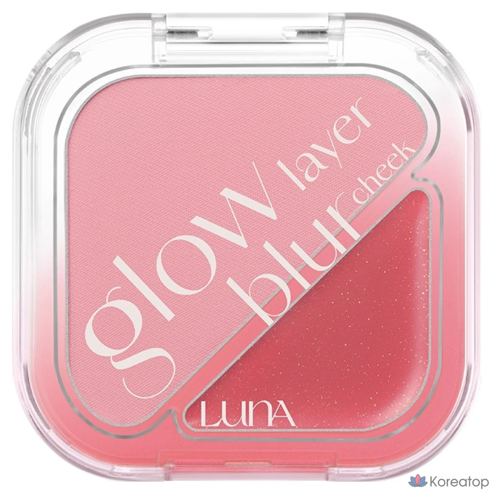 Блендер для макияжа Luna Glow Layer Blur Cheek, оттенок 14 Rose Cake, 1 шт.