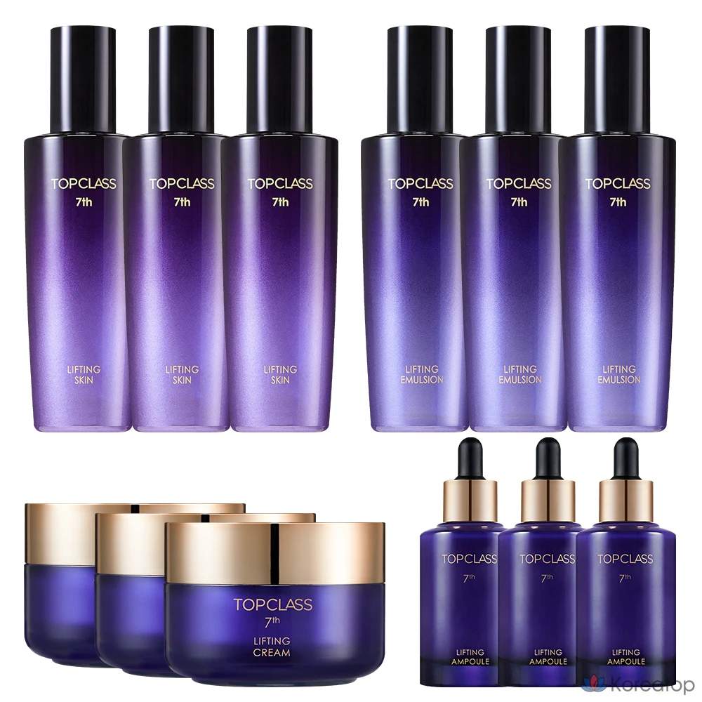 Набор для ухода Charmzone Top Class Lifting Duo 12-piece Set (Toner 3 + Emulsion 3 + Ampoule 3 + Cream 3), 1 шт.