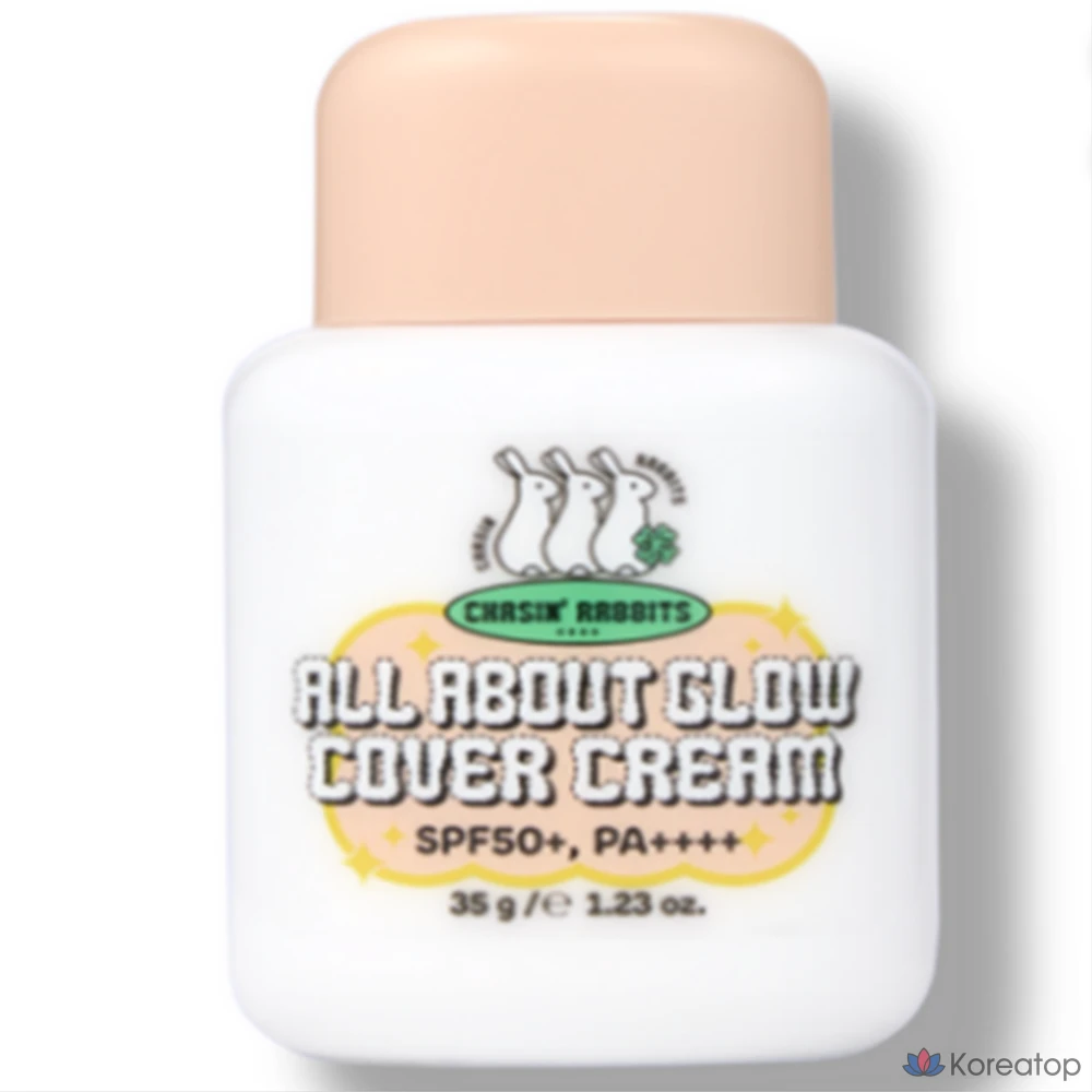 Крем для лица Chasin Rabbits All About Glow Cover Cream SPF50+ PA++++, 35 г, 1 шт.