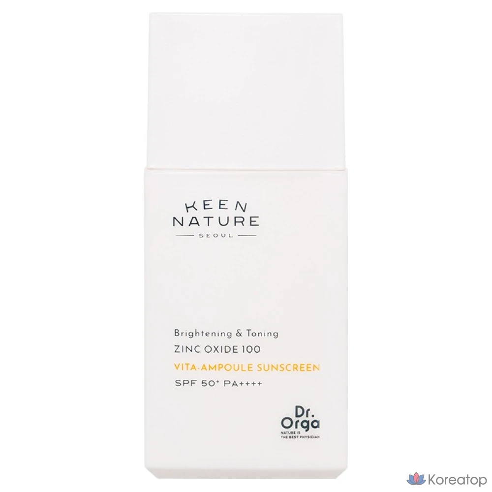 Ампульная сыворотка Dr. Orga Zinc100 Vitamin Ampoule Primer Sun Cream SPF50+ PA++++, 35 мл, 1 шт.