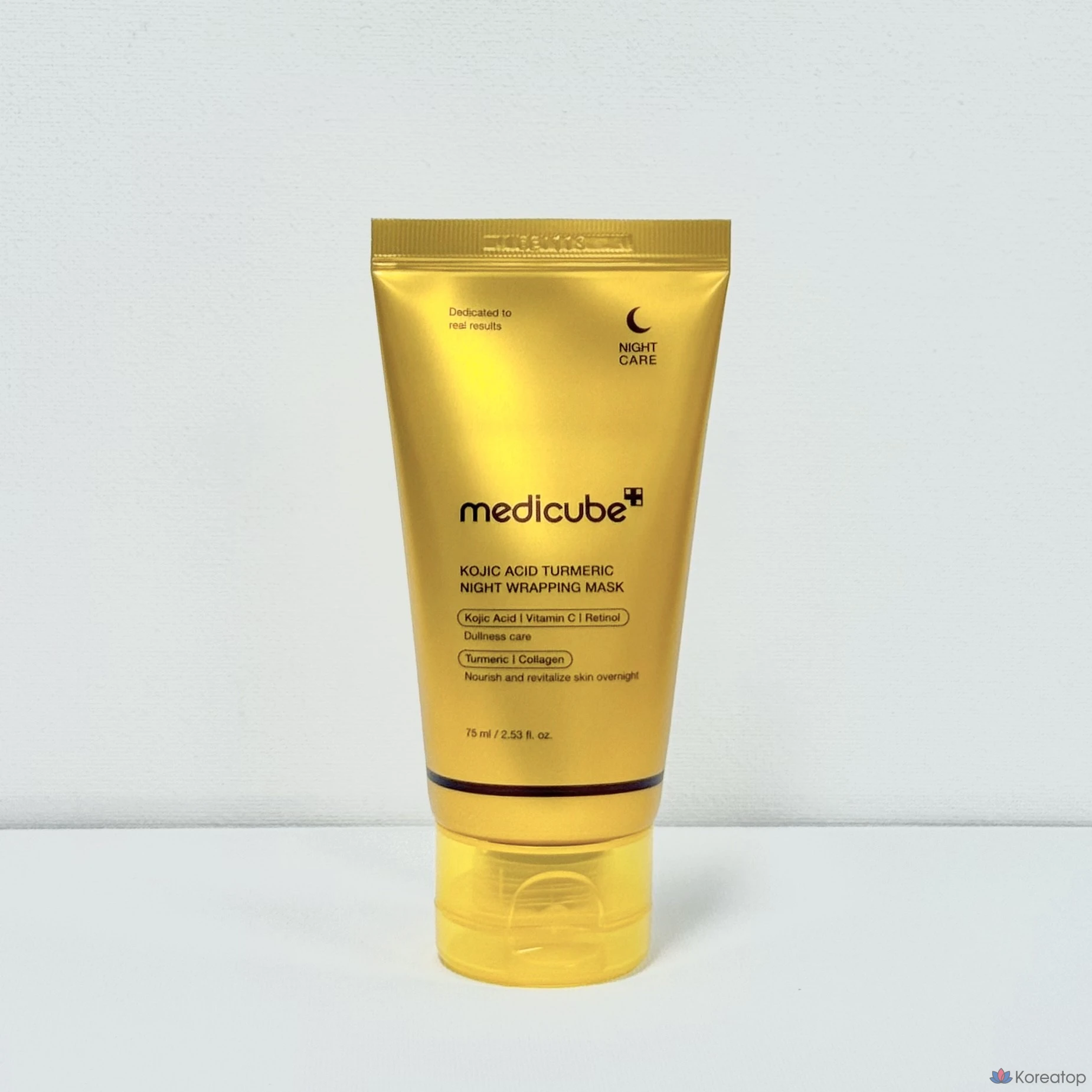 Ночная обертывающая маска Medicube Kojic Acid Turmeric Night Wrapping Mask, 75 мл, 1 шт.