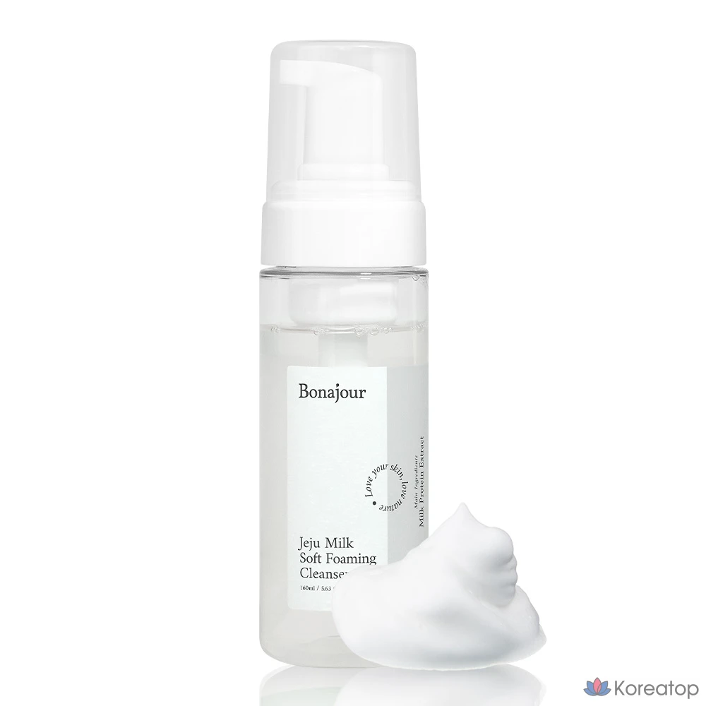 Очищающая пенка Bonajour Jeju Milk Soft Foaming Cleanser, 150 мл, 1 шт.
