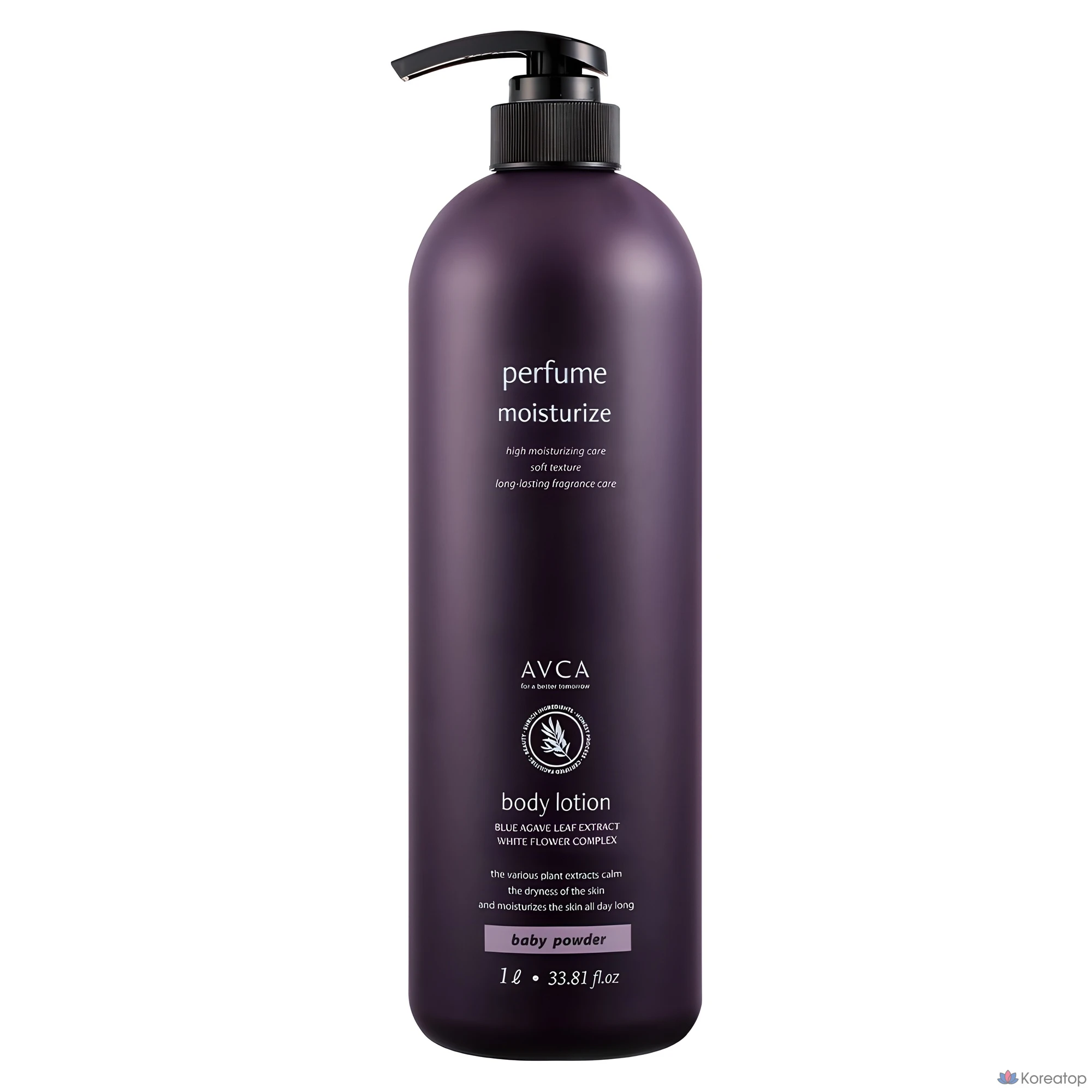 Лосьон для тела AVCA Perfume Body Lotion Baby Powder, 1 л, 1 шт.