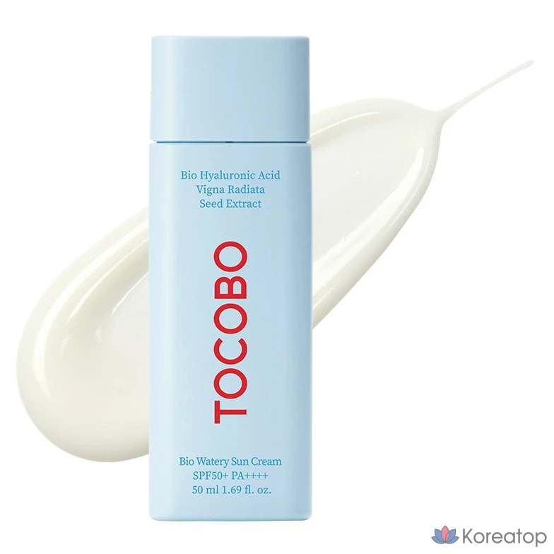 Солнцезащитный крем Tocobo Bio Watery Sun Cream SPF50+ PA++++, 50 мл, 1 шт.