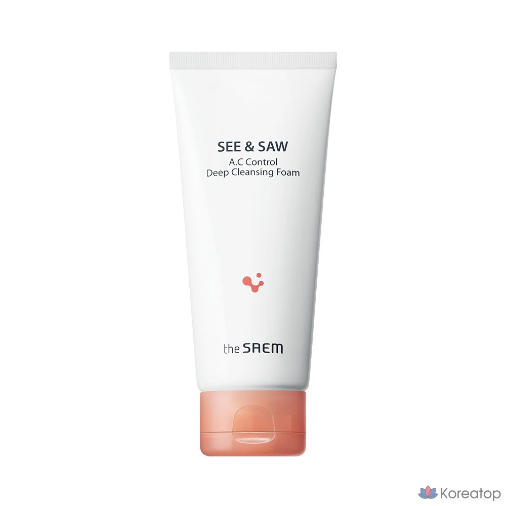 Очищающая пенка The Saem C&C So AC Control Deep Cleansing Foam, 120 мл, 1 шт.