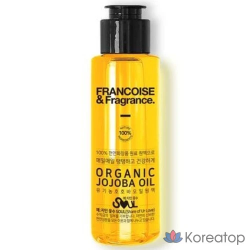 Масло жожоба Francoise&fragrance Organic Jojoba Oil Unrefined, 50 мл, 1 шт.