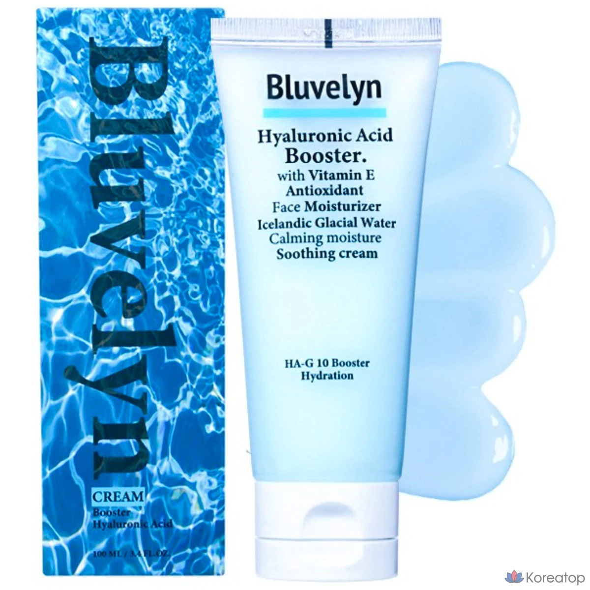 Успокаивающий крем REJURAN [Blueblin] 10 Types Hyaluronic Acid Booster Soothing Cream, 100 мл, 1 шт.