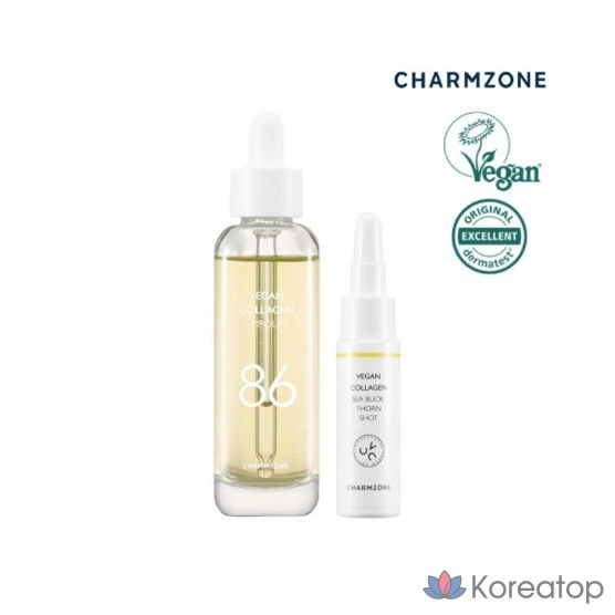 Набор для ухода Charmzone Collagen Ampoule 20ml + Sea Buckthorn Shot 10ml Set, 1 шт.