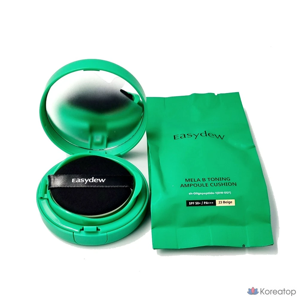 Кушон Easydew Mela B Toning Ampoule Cushion, оттенок 21, 1 шт. (основа + сменный блок)