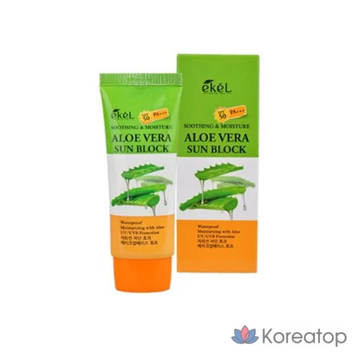 Солнцезащитный крем Ekel Soothing &amp; Moisture Collagen Sun Cream, 70 мл, 1 шт.