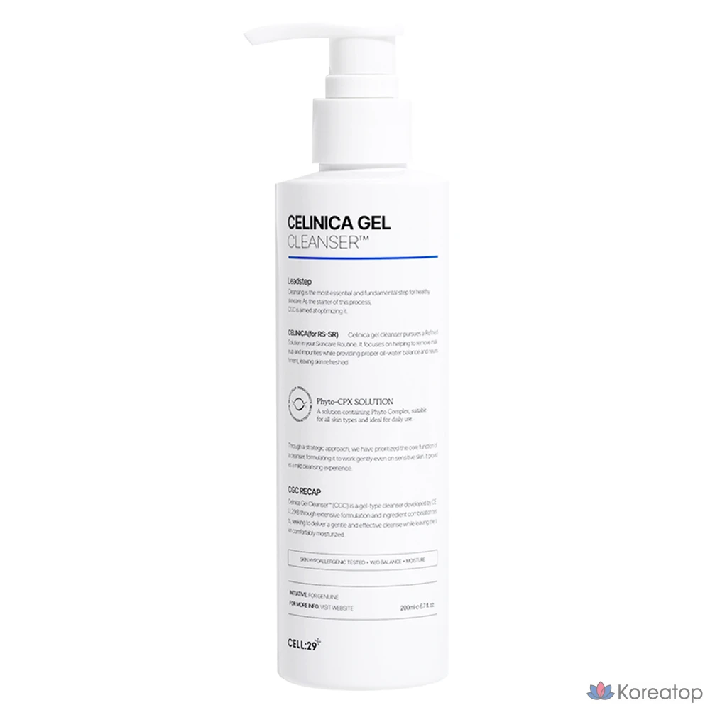 Гель для умывания Cell29 Cellinica Gel Cleanser, 200 мл, 1 шт.