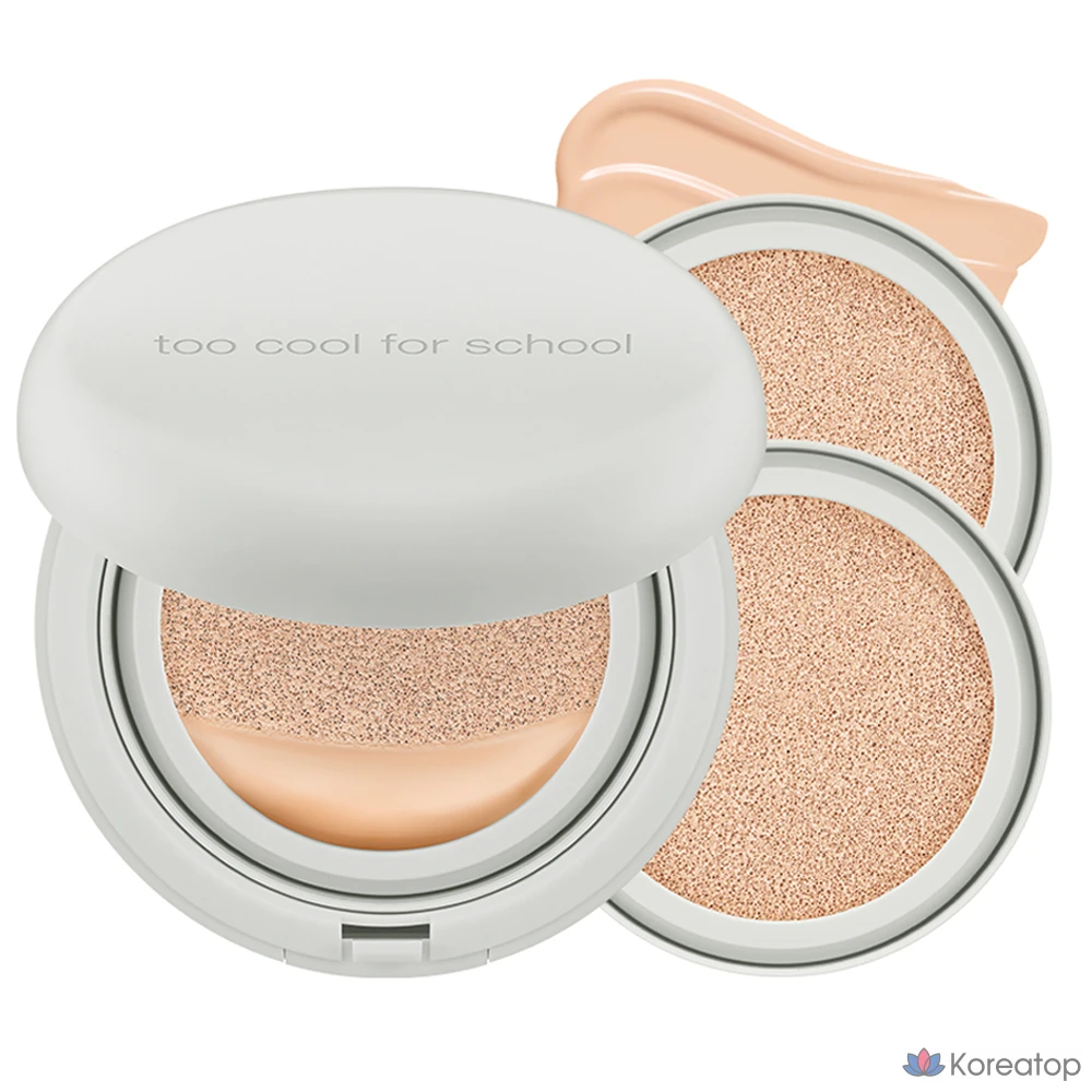Кушон Too Cool For School Artclass Studio De Teint Fixing Cover Cushion Foundation, оттенок 2C Cool Petal, 12 г + 12 г, 1 шт.