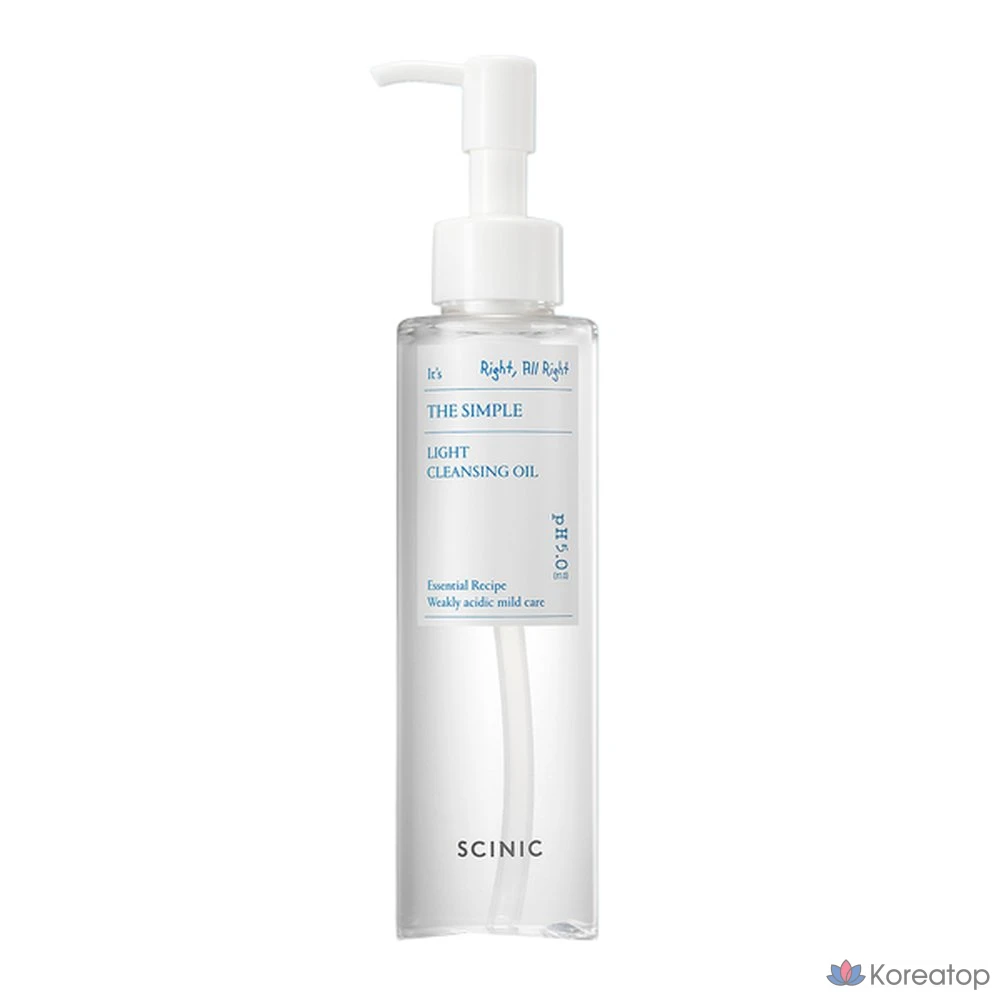 Очищающее масло Scinic The Simple Light Cleansing Oil, 150 мл, 1 шт.